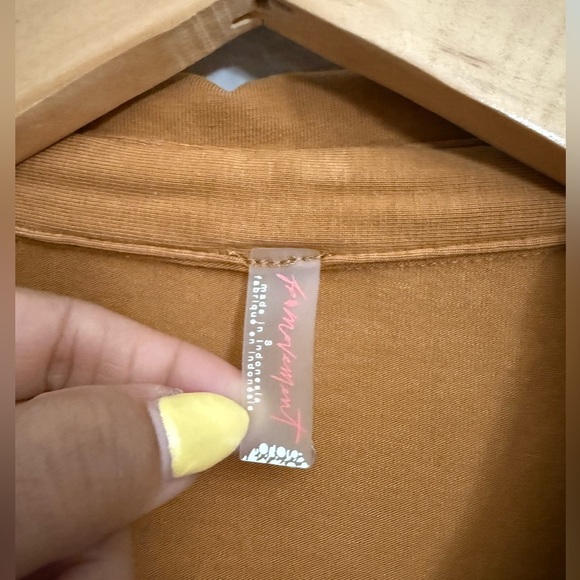 Free People Movement Short-Sleeve Romper Front Buttons - Picture 2 of 7